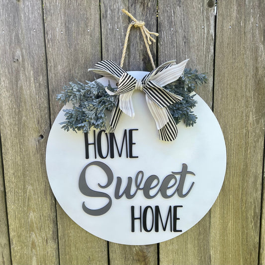Home Sweet Home door hanger